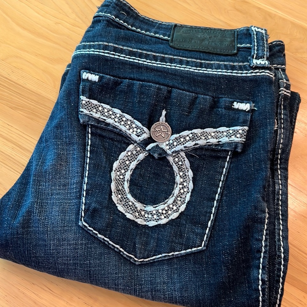 Big Star boot cut jeans sz 29xl x 35”